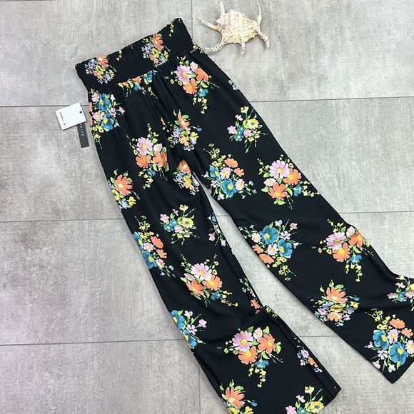 🔆O’Neill🔆 JOHNNY CORALINA WIDE LEG BEACH PANTS FLORAL elastic waist - Picture 12 of 15